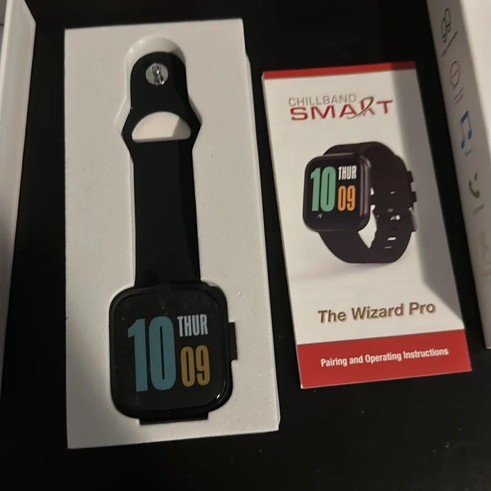 Chillband Smart Watch Wizard Pro, Black Brand New FitPro Fitness Watch